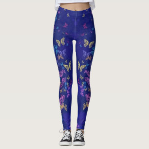 Butterfly Leggings Heart Design