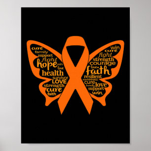 Butterfly Leukaemia Awareness  Poster