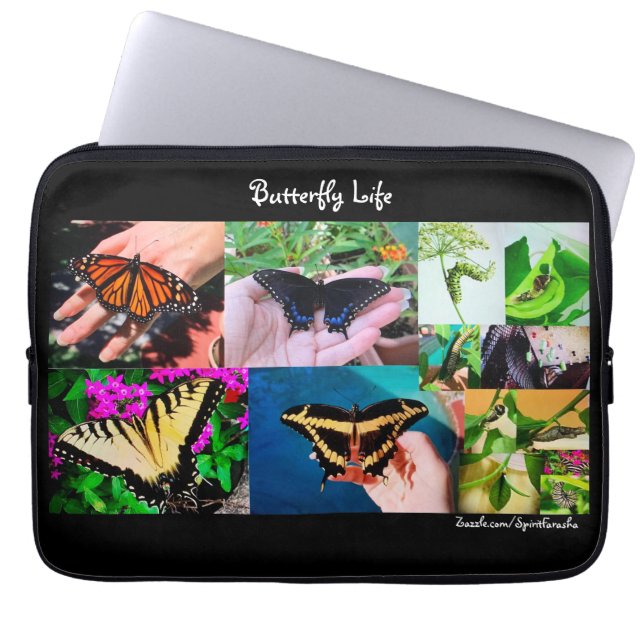 Butterfly Life Laptop Sleeve (Front)