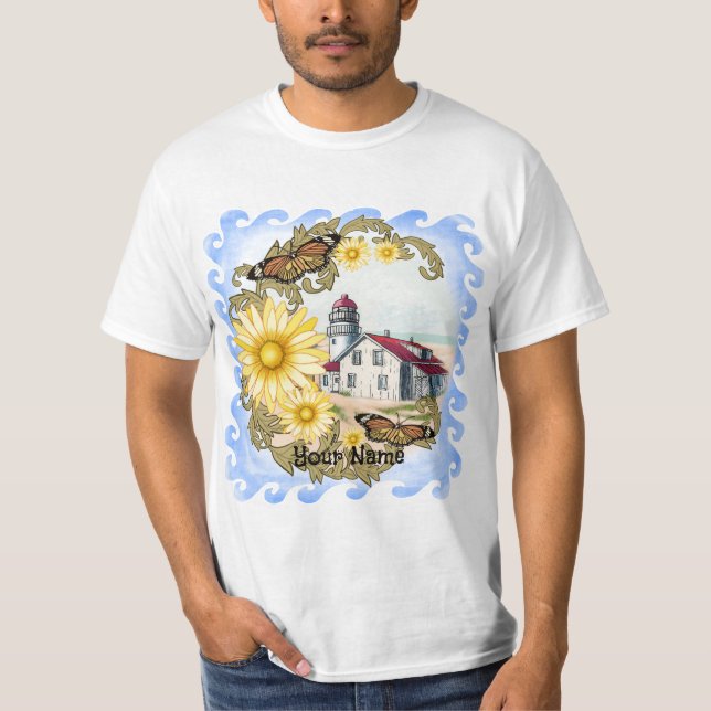 Butterfly Lighthouse  t-shirt (Front)