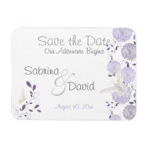 Butterfly Lilac Chrysanthemums Save the Date