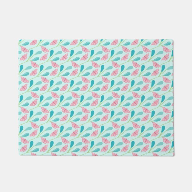 Butterfly Line Art Doormat (Front)