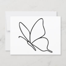 Butterfly Line Art –  Insect Illustration