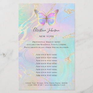 butterfly logo flyer