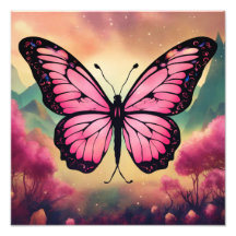 Butterfly Logo Throw Pillow