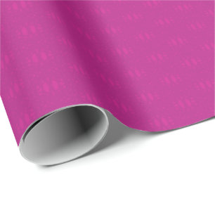 Butterfly Love   Magenta Lace Wrapping Paper