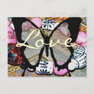 Butterfly Love Postcard