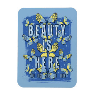 Butterfly Lover Beauty Butterfly Is Here Magnet