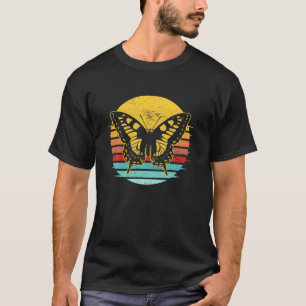 Butterfly Lover Gifts Retro Sunset Insect Monarch T-Shirt