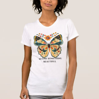 Butterfly Lovers Boho Art Boho Graphic Insect T-Shirt