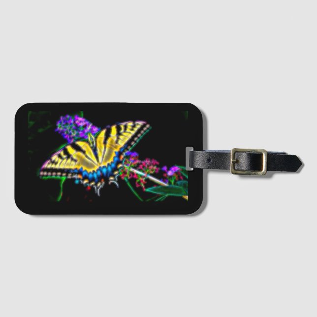 Butterfly Luggage Tag (Front Horizontal)