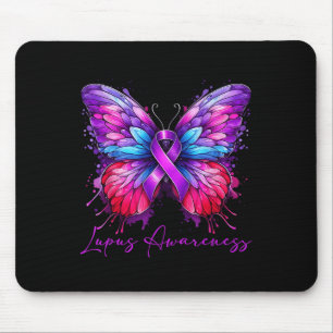 Butterfly Lupus Awareness Month Mouse Pad