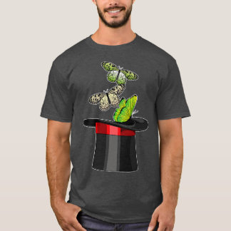 Butterfly Magician Cylinder T-Shirt