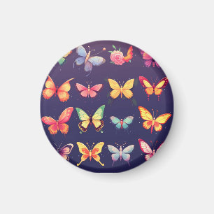 Butterfly magn, birthday, greeting, cute butterfly magnet