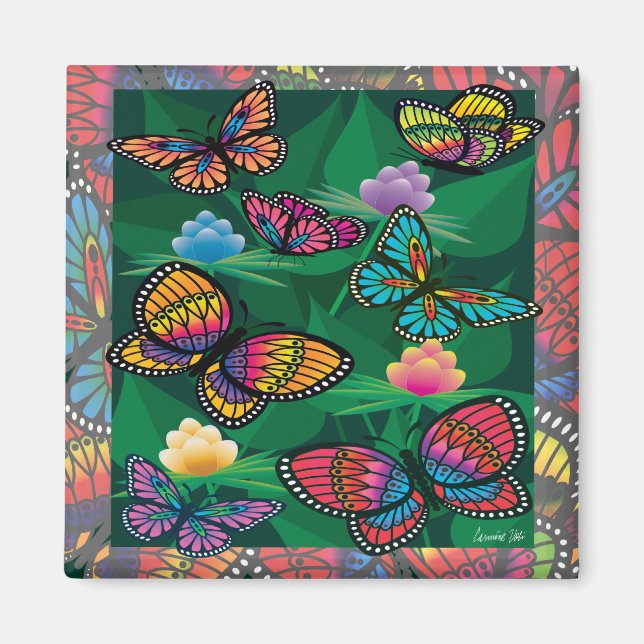 BUTTERFLY MAGNET (Front)