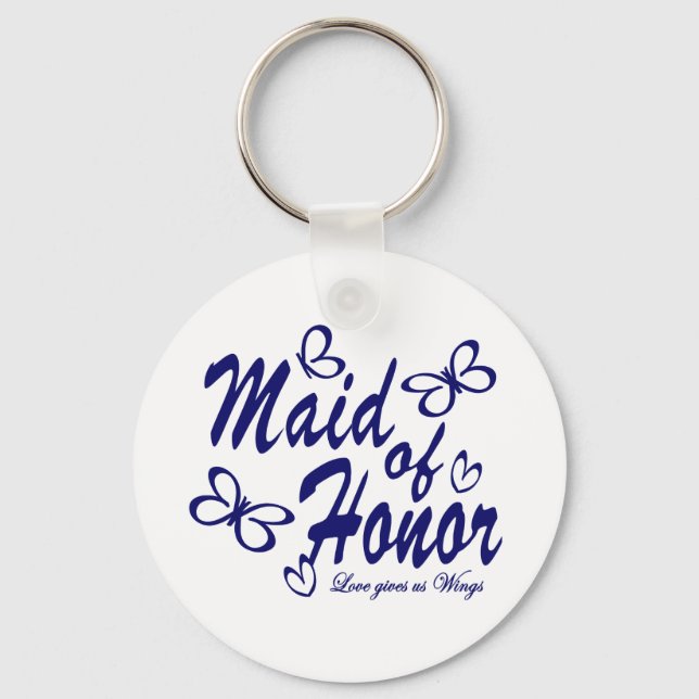 Butterfly/ Maid of Honour Key Ring (Front)