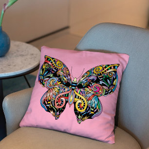 Butterfly Mandala Cushion