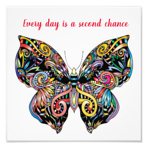 Butterfly Mandala Photo Print