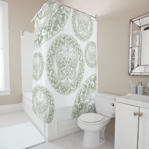 Butterfly Mandala - Shower Curtain