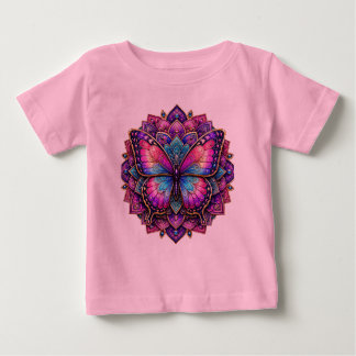 Butterfly Mandala Toddler T-Shirt | Colourful