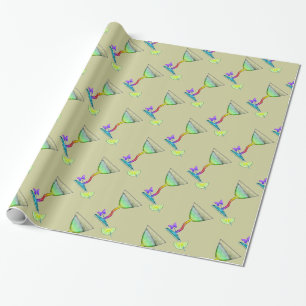 Butterfly Martini WRAPPING PAPER