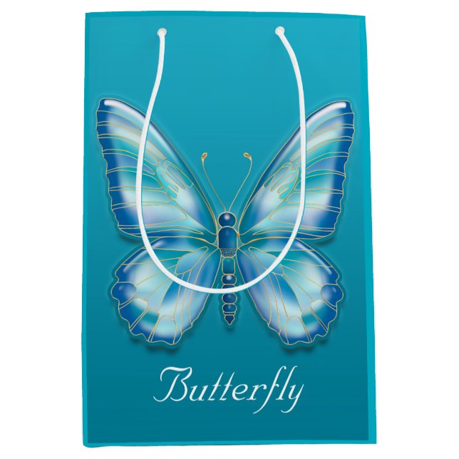 Butterfly Medium Gift Bag (Front)