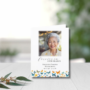 Butterfly Memorial Prayer Card - Budget