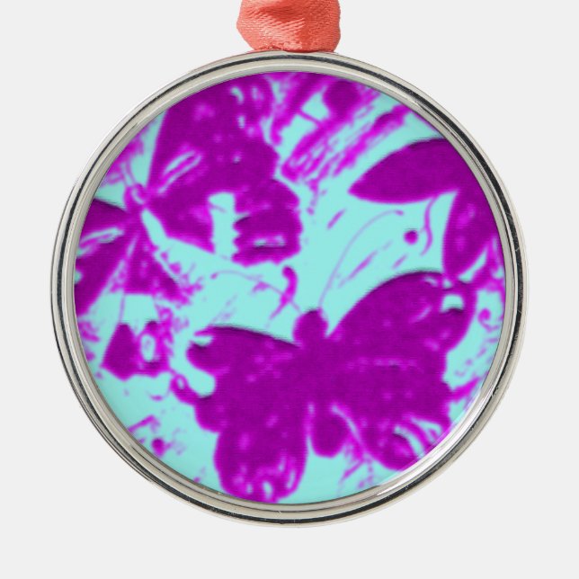 Butterfly Metal Tree Decoration (Front)