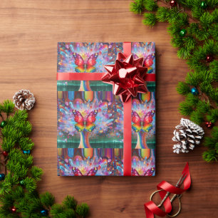 Butterfly Metamorphosis Wrapping Paper