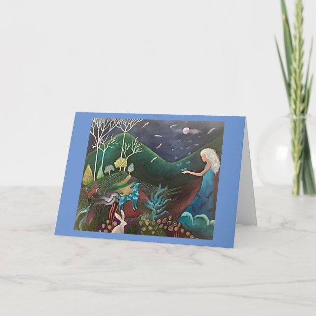 Butterfly Moon Card (Front)