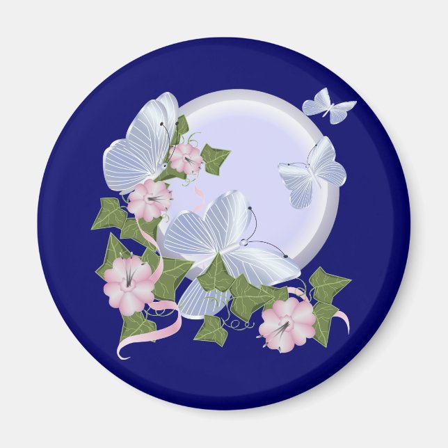 Butterfly Moon Magnet (Front)