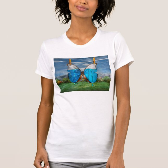 Butterfly - Morpho - I hate it when the colours T-Shirt (Front)