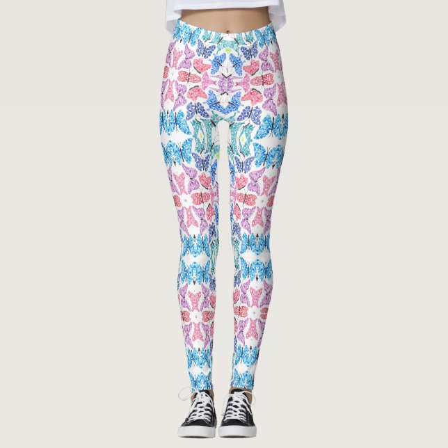 Butterfly Mosaic Leggings (Front)