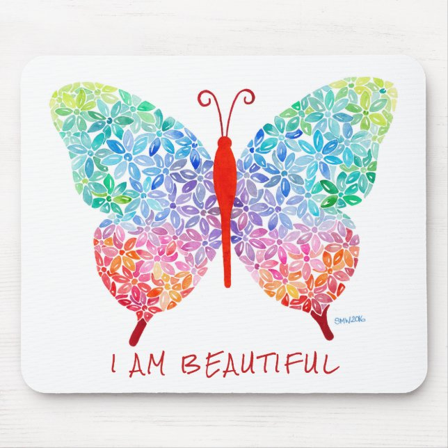 Butterfly Mouse Pad (Front)
