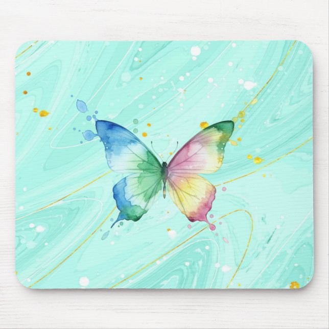 Butterfly Mouse Pad (Front)