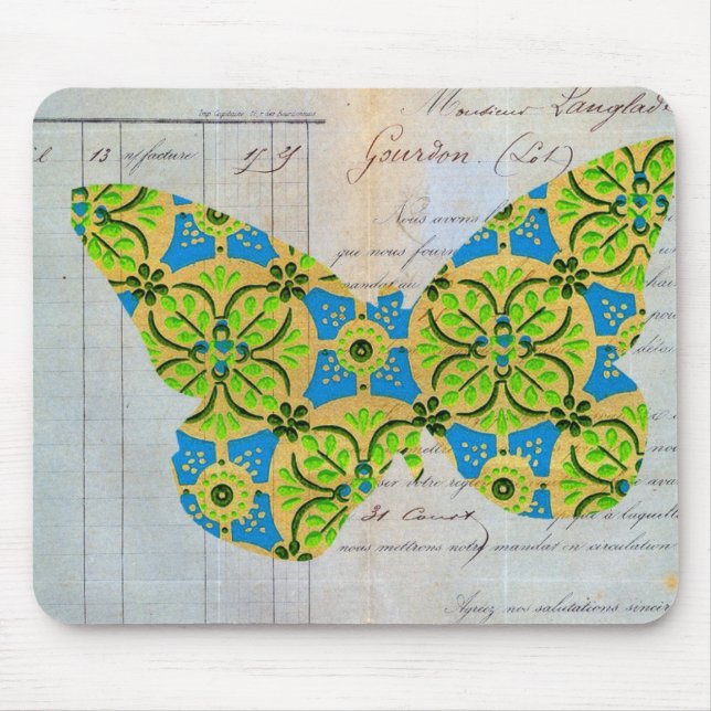 Butterfly Mouse Pad (Front)