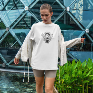 Butterfly Mouth Dark Art Nouveau T-Shirt