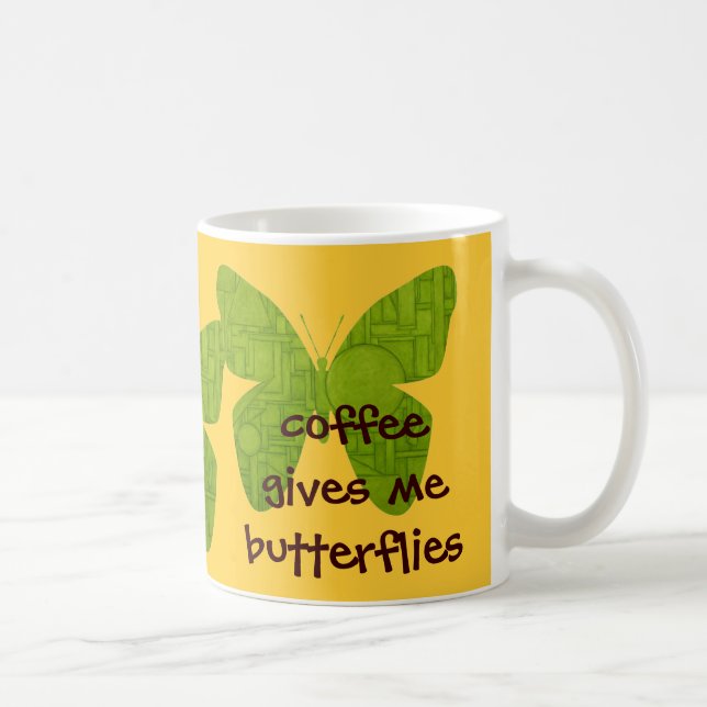 Butterfly Mug. Coffee Mug (Right)