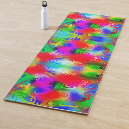 Butterfly Multicolor Yoga Mat