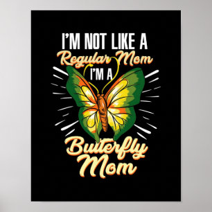 Butterfly Mum Gift, Mum Birthday Gift,Mother's Day Poster
