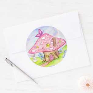 Butterfly Mushroom Spring Bunny Party Stickers