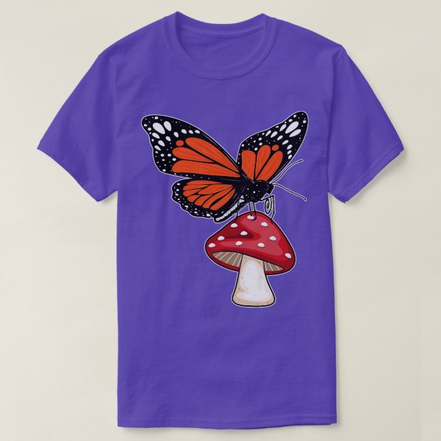 Butterfly Mushroom T-Shirt (Design Front)
