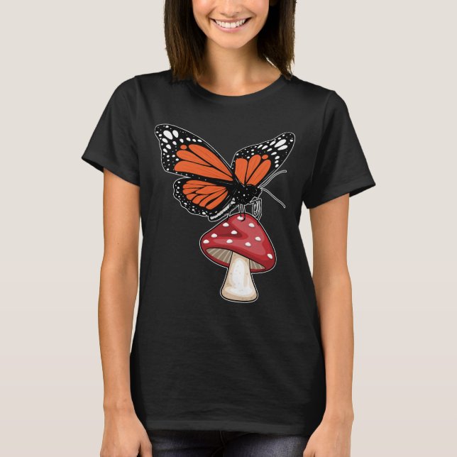 Butterfly Mushroom T-Shirt (Front)