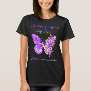 Butterfly My Mummy’s Fight Is My Fight Bladder  T-Shirt