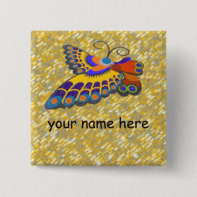 Butterfly name badge (Front)