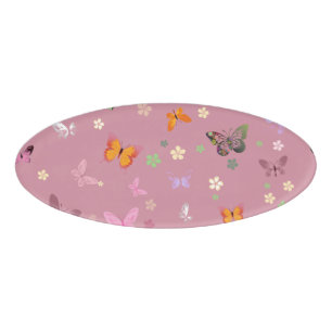 Butterfly Name Tag