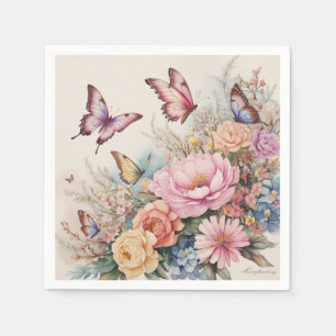 Butterfly napkin