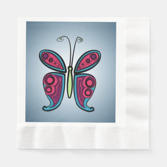 Butterfly  napkin (Front)