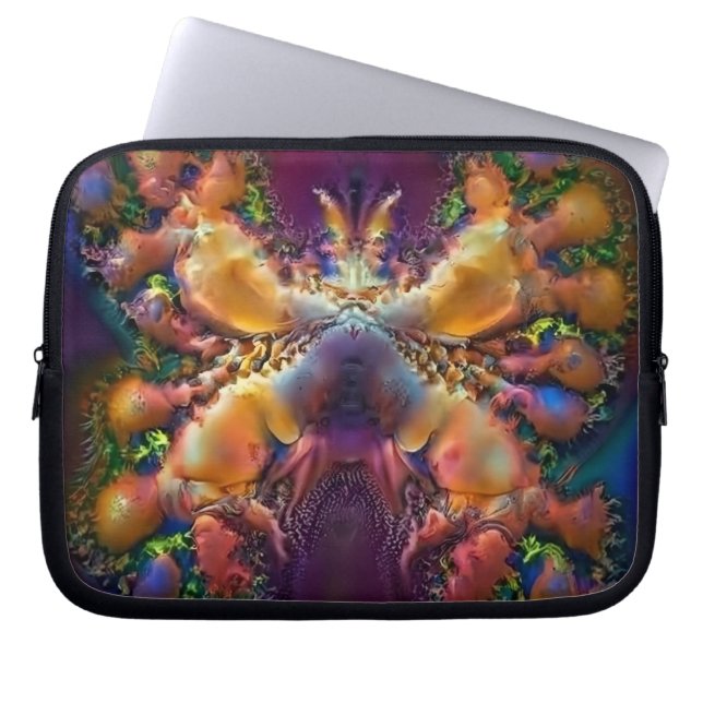 Butterfly nebula laptop sleeve (Front)