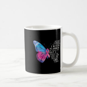 Butterfly nk Ribbon Cancer is A Journey I Planned Coffee Mug
